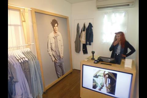 This small unit neither looks nor feels like an interior from the all-American purveyor of casualwear.